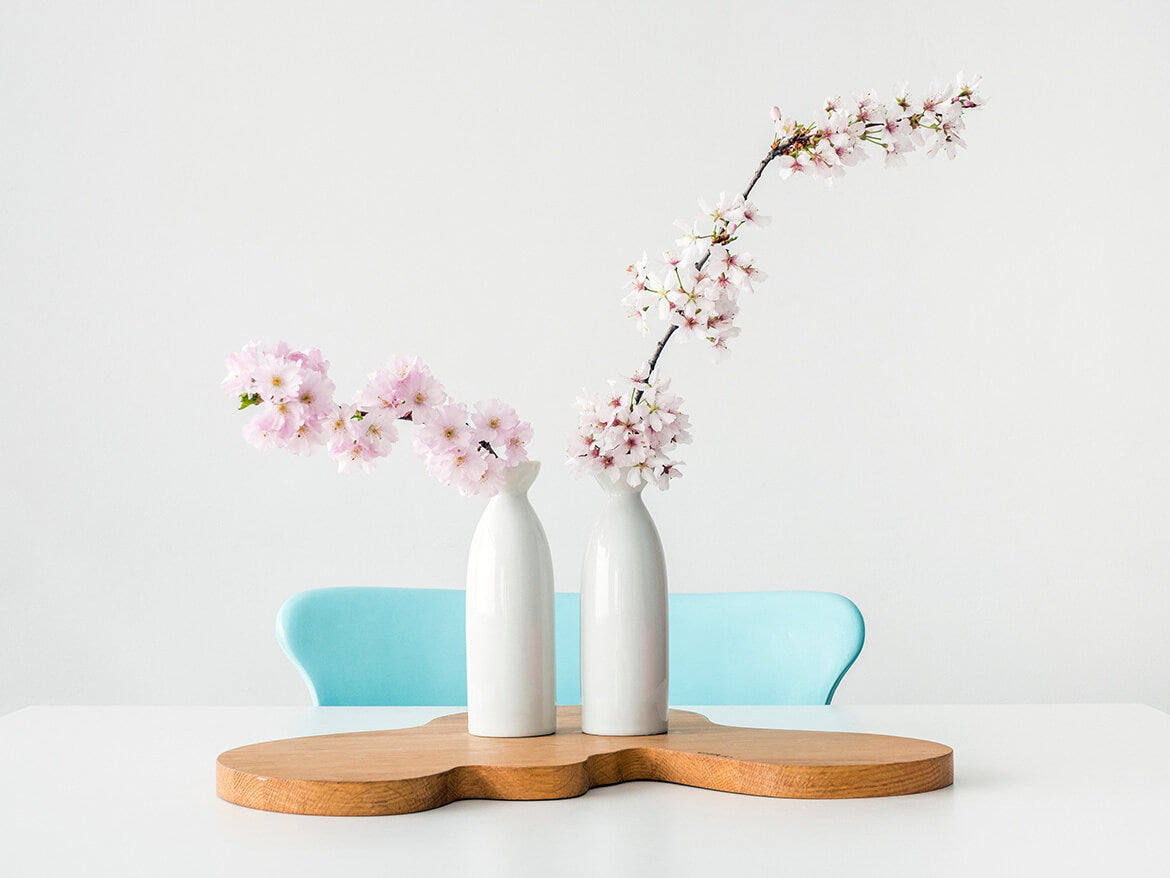 Minimalism at its best in a vase